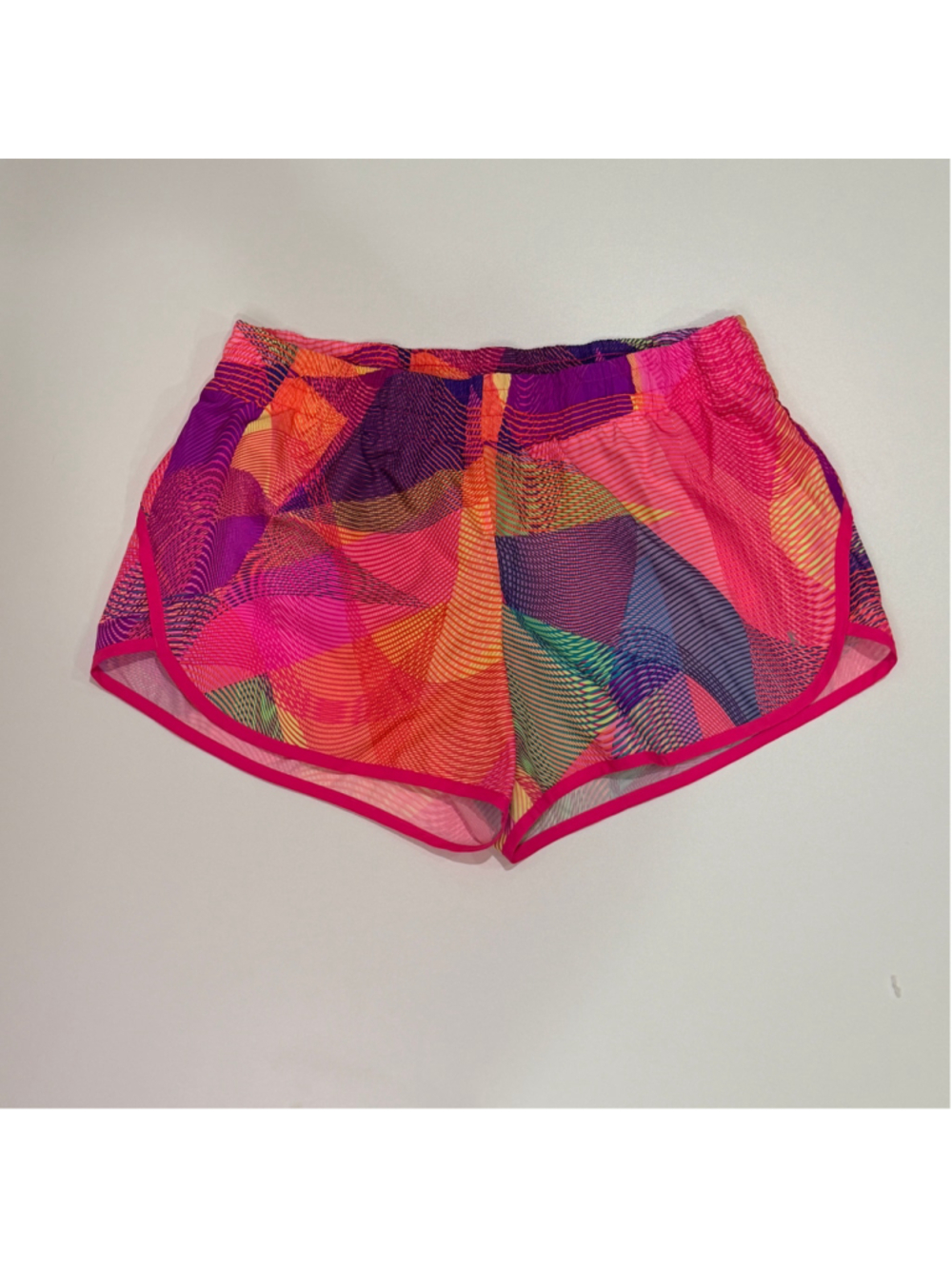 Danskin NOW Women's Running Shorts L/G 12-14 Maui Swirl Print - b6